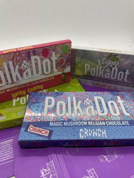 Polka Dot Magic Mushroom Chocolate Bars.jpy