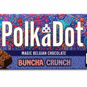 Polkadot Chocolate Bar Buncha Crunch Belgian Chocolate Bar Flavor