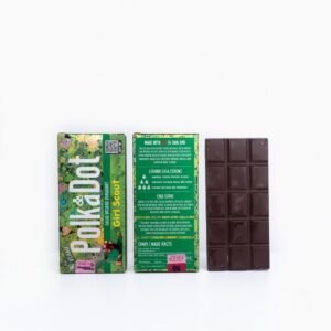 Polkadot Chocolate Bar Girl Scout Belgian Chocolate Bar Flavor