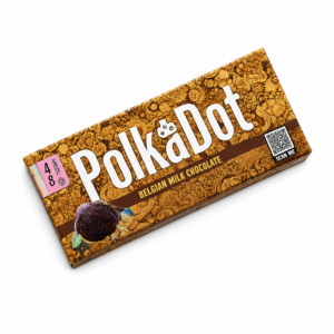 Polkadot Chocolate Bar Ferrero Rocher Magic Mushroom Chocolate Flavor