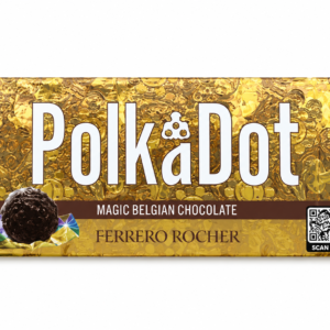 Polkadot Chocolate Bar Ferrero Rocher Magic Mushroom Belgian Flavor