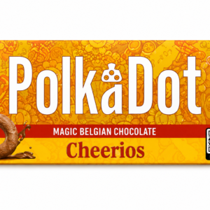 Polkadot Chocolate Bar Cheerios Magic Belgian Chocolate Bar Flavor