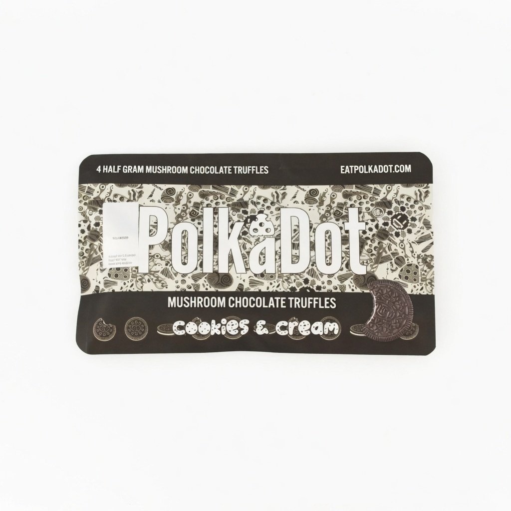 Polkadot Chocolate Truffles Cookies and Cream Flavor