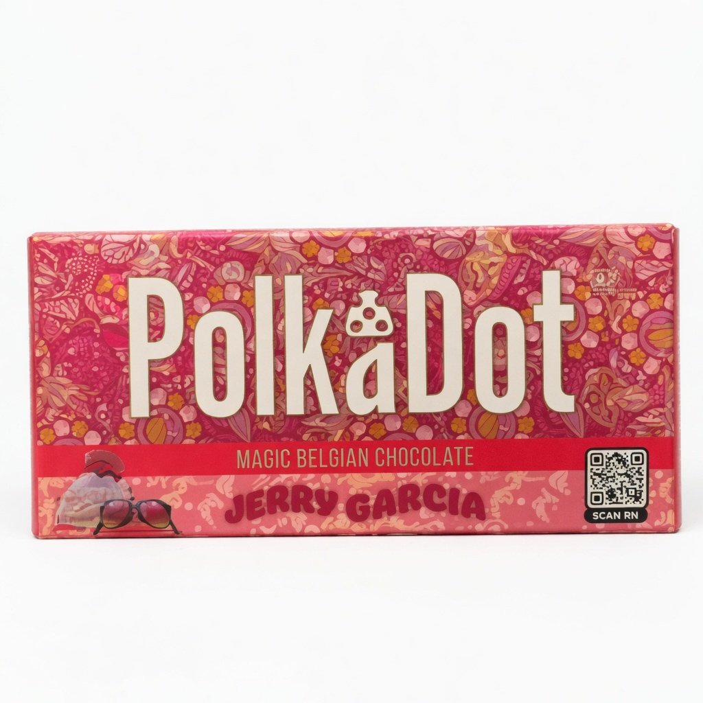 Polkadot Chocolate Bar Jerry Garcia Belgian Flavor