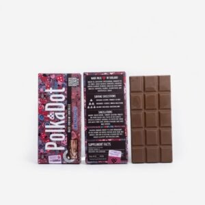Polkadot Chocolate Bar Snickalicious Flavor
