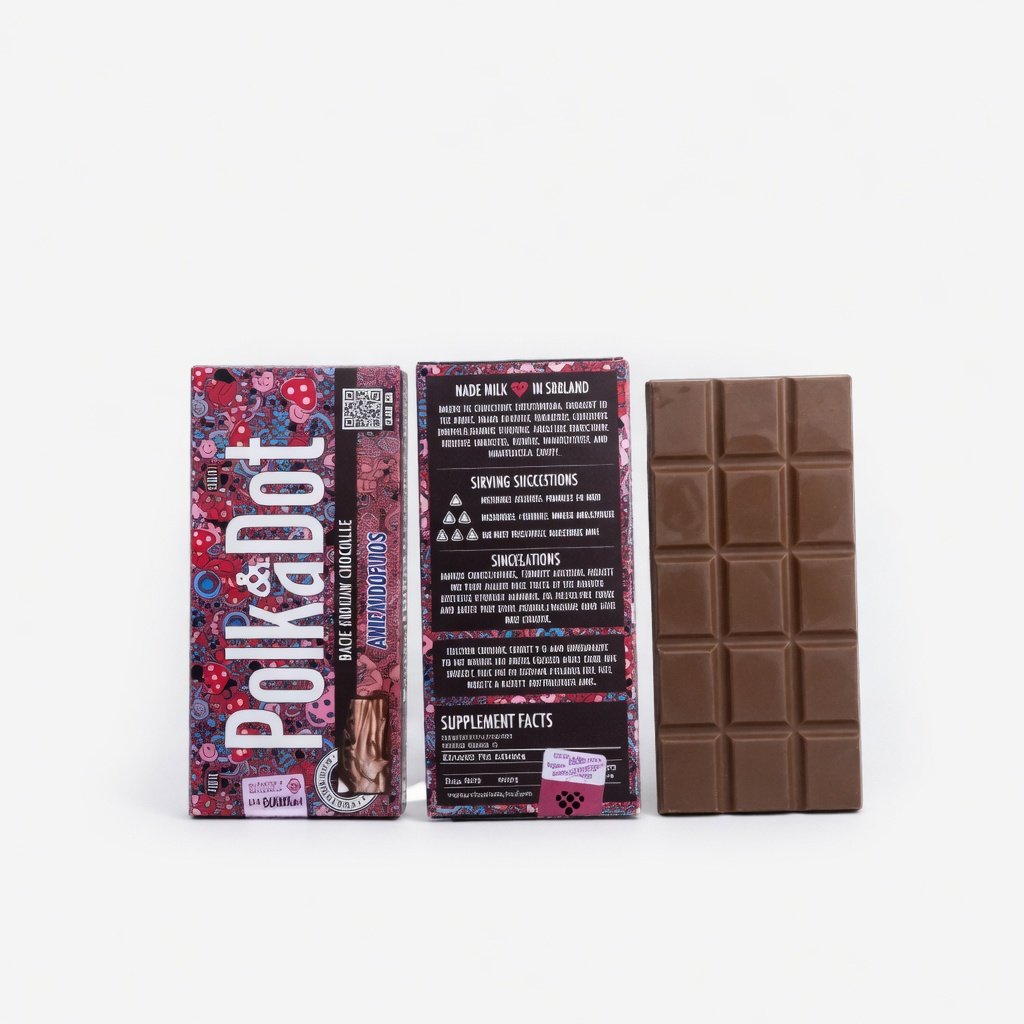Polkadot Chocolate Bar Snickalicious Flavor